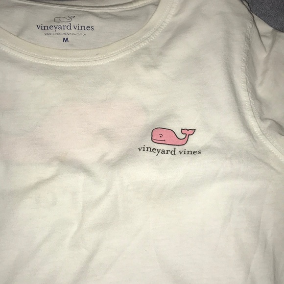 vineyard vines white T-shirt long sleeve - Picture 1 of 2